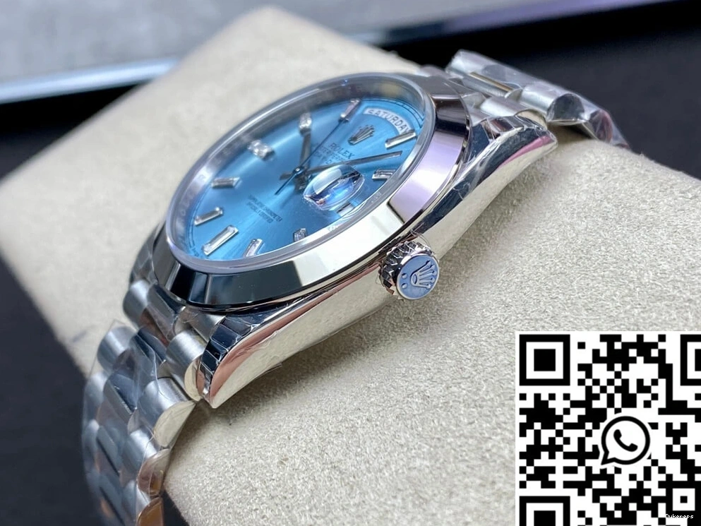Blue Date Factory Ice Dial Rolex EW Day 228206 0124